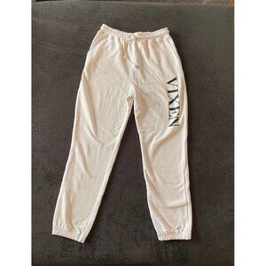 NWT Vixen Jogger size medium White Loungewear Pants